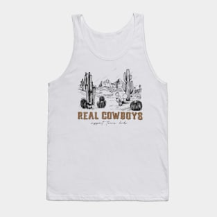 Real Cowboys Support Trans Kids Apparel Tank Top